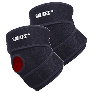 AOLIKES 奧力克斯 減震加壓彈簧護肘, 2個, 黑紅色