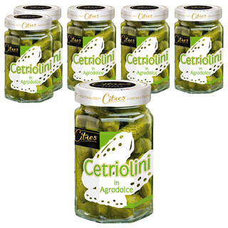 Citres Cetriolini 醃製小黃瓜, Agrodolce 義大利風味, 290g, 6罐