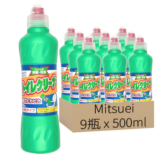 Mitsuei 馬桶重垢去汙除菌清潔劑, 酸性, 500ml, 9瓶
