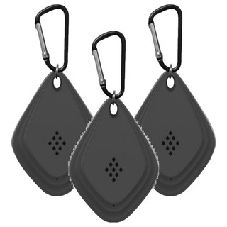 便攜式隨身超音波驅蚊器 黑色, 3個, 20g