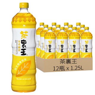 茶裏王 台式綠茶 12瓶, 含茉莉花窨製，香氣怡人, 1.25L