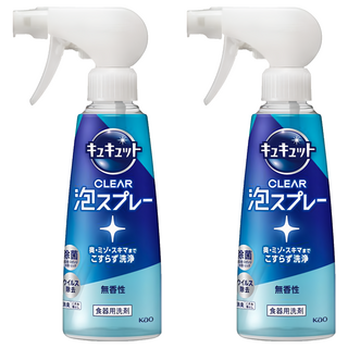 Kao 花王 Cucute 珂珂透 噴槍型泡泡洗碗精 280ml 無香, 2瓶