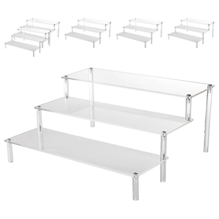 壓克力展示架 40cm 3層, 透明色, 6個