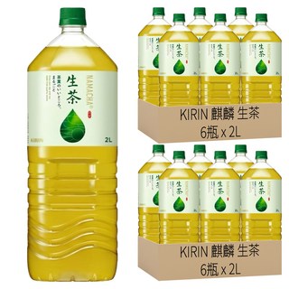 KIRIN 麒麟 生茶, 2L, 12桶