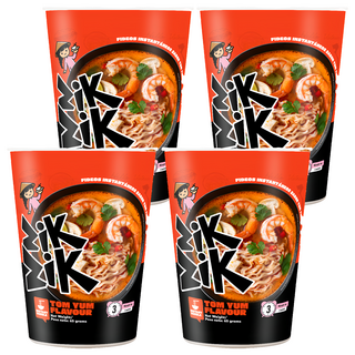 ZikZik 泰式酸辣風味杯麵 65g, 4入