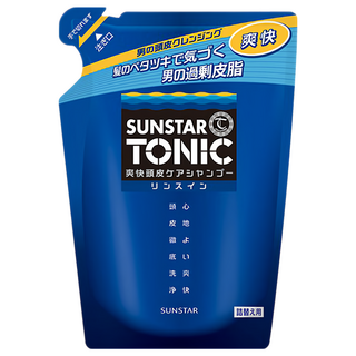 SUNSTAR 三詩達 TONIC 頭皮二合一洗髮精 補充包, 男士頭皮護理, 340ml, 1包