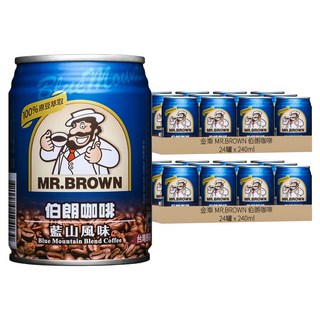 金車 MR.BROWN 伯朗咖啡 藍山風味,240ml,48罐