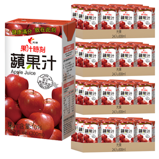 光泉 果汁時刻蘋果汁, 300ml, 96入