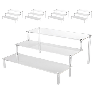 壓克力展示架 40cm 3層, 透明色, 5個