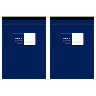 Double A 單線簙 B5筆記本, 方格內頁, 2本