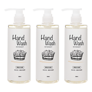 CHEF CLEAN 淨毒五郎 酵素衣物手洗精, 500ml, 3瓶