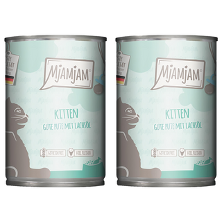 MjAMjAM 魔力喵 迷幻喵主食罐 36｜貓咪濕糧 無穀 單一蛋白, 好火雞 + 鮭魚油, 400g, 2罐