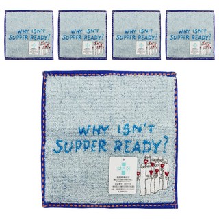 MARUSHIN 丸真 Moomin 嚕嚕米漫畫風口袋小方巾, 肚子餓樹精, 5條