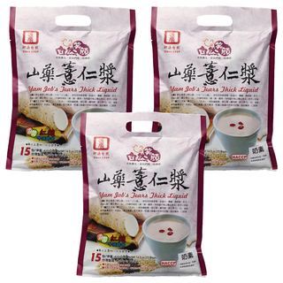 源順食品 自然笑顏 山藥薏仁漿, 420g, 3袋