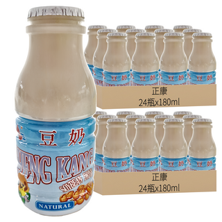 正康 豆奶 原味 6FL.oz (180ml±3%), 48瓶
