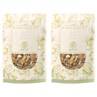 GreenMarket 菓青市集 元氣綜合堅果 230g 2包 低溫烘焙/無調味