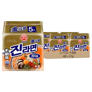 OTTOGI 不倒翁 金拉麵 原味 120g, 20包