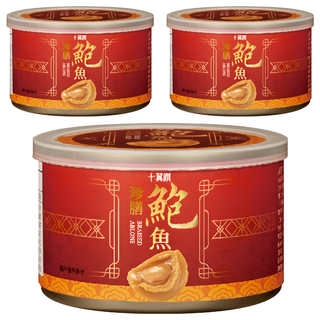 十翼饌 珍膳鮑魚罐頭 固形物40公克, 180g, 3罐