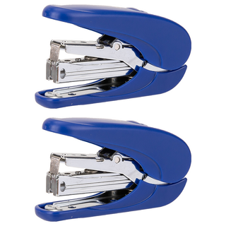 deLi 得力 省力釘書機 10針號 E0365, 2個, 多色 款式隨機