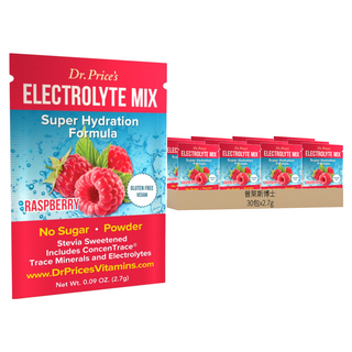 普萊斯博士 電解質包 覆盆子口味 補充體力 維持機能 運動飲料, 2.7g, 30包