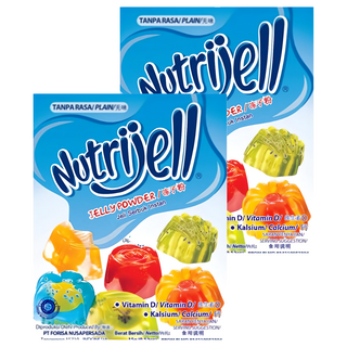 Nutrijell 果凍粉 Original 原味 12包 Set, 180g, 2盒