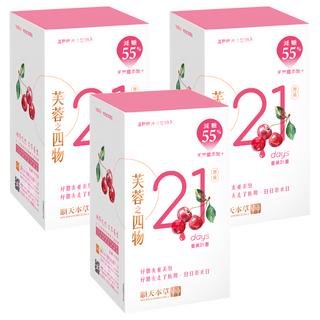 順天本草 芙蓉之四物養美計畫 減糖版 溫熱飲沖泡包 減糖55% 天然鐵添加+, 10包, 24g, 3盒