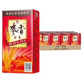統一 麥香 紅茶, 300ml, 96入