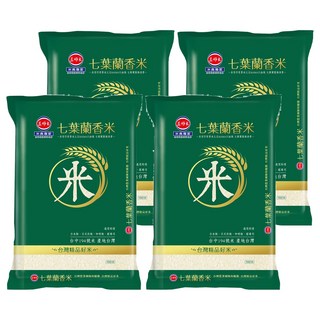 三好米 履歷七葉蘭香米 一等米, 1.5kg, 具有BASMATI血統, 4包