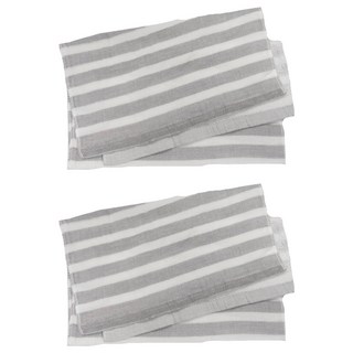 SHING LONG TEXTILE 台灣興隆毛巾 竹炭紗布毛巾, 灰色, 2條