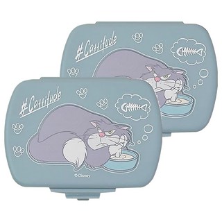 Disney 迪士尼 萬用6格收納盒 CA944 7.4 x 9cm 魯斯弗藍, 2個