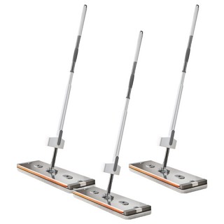 小麥購物 新款不鏽鋼拖把 附拖布 2個 L1261, 3個