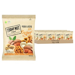 TODAY NUT 優格風味堅果隨身包, 50個, 20g