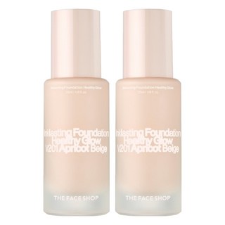 THE FACE SHOP 菲詩小舖 fmgt 台灣公司貨 貼妝恆潤粉底液 SPF35 PA++ 35ml, V201, 2瓶