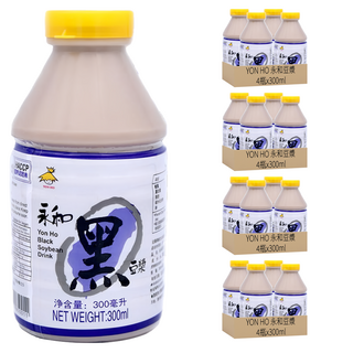 YON HO 永和豆漿 黑豆, 300ml, 16瓶