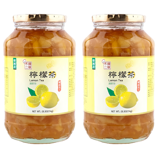 韓味不二 生檸檬茶 果醬, 1kg, 1罐, 2罐