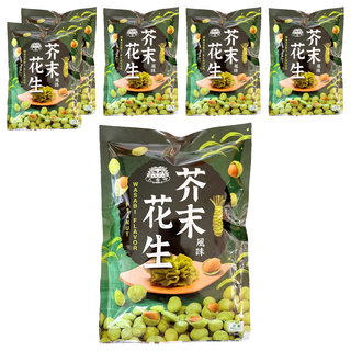 大嘟嘟 芥末風味花生, 6個, 90g