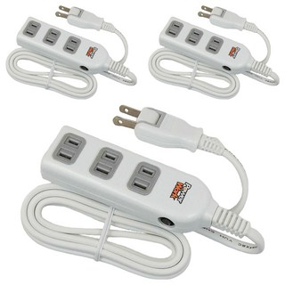 PowerWork 動力工廠 3 + 1座延長線 2孔, 1.8m, 延長線, 3條