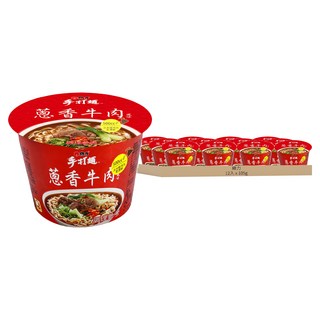 維力 手打麵 蔥香牛肉風味 105g, 12入