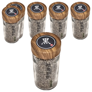 粗黑胡椒 100%黑胡椒, 50g, 6瓶