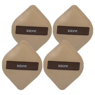 Solone 台灣公司貨 彈力訂製舒芙蕾海綿 菱形, 可可色, 4個