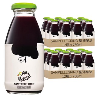 SANPELLEGRINO 聖沛黎洛 氣泡天然礦泉水, 750ml, 24瓶