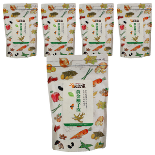 元氣家 黃金柚子皮 低溫乾燥技術製成, 200g, 5包