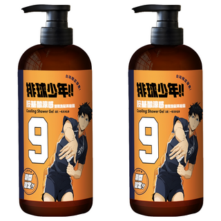 O'LISE 歐黎絲 胺基酸涼感雙效洗髮沐浴露 排球少年影山飛雄, 750ml, 2瓶