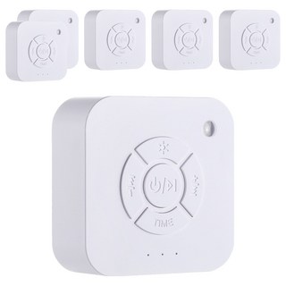 攜帶型無線白噪音除噪助眠儀 呼吸助眠燈 智能定時 USB充電, 6個