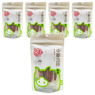 萬味軒 中華直棒蒜味豬肉乾 無添加人工香精, 120g, 5袋