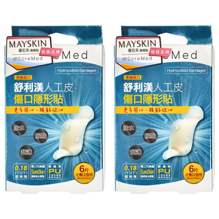 SureMed 舒利渼 人工皮隱形貼 6片, 2盒
