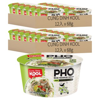 CUNG DINH KOOL 牛肉風味河粉 68g, 24入