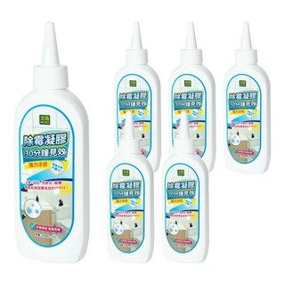 WOCO 潔窩 除霉凝膠 6瓶 200ml, 強力除霉、快速清潔、浴室磁磚清潔劑