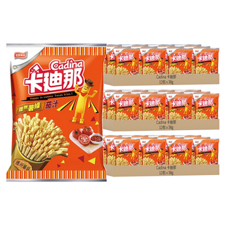 Cadina 卡迪那 德州薯條 茄汁口味, 38g, 36包