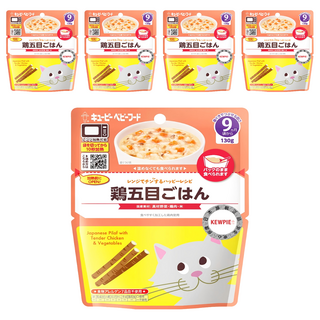 kewpie 五目粥 MA-92 9M 5包 130g 寶寶副食品, 日式野菜雞